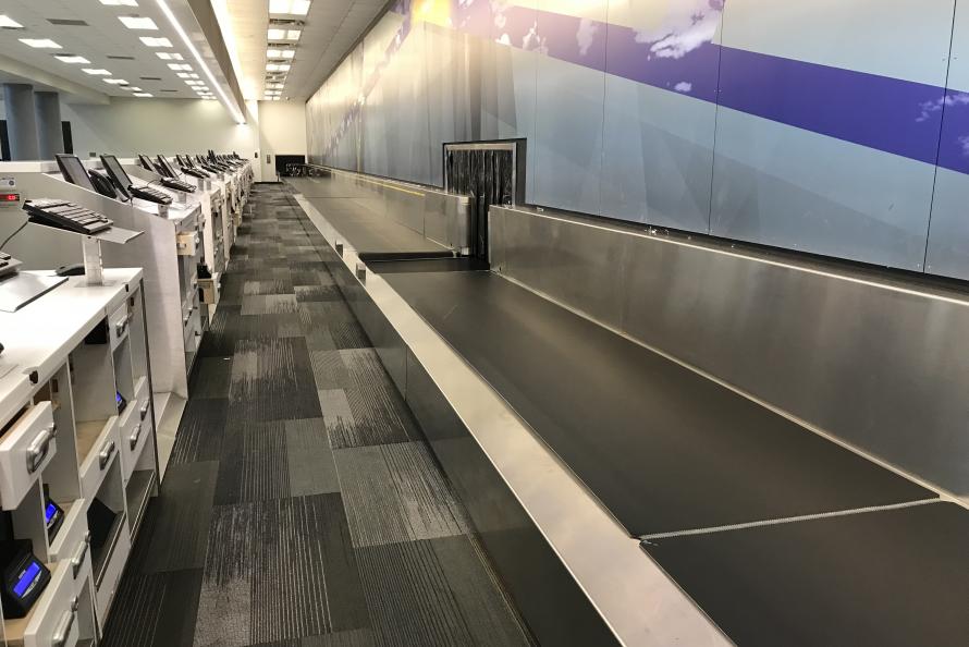 Terminal D Improvements Project Increases Baggage Capacity, Adds Sales Counters