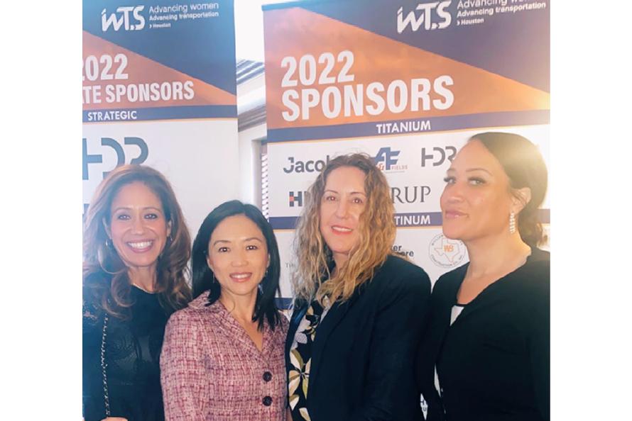 Adriana Montero, Mayu Hayashi, Dawn Hoffman, and Katena Carvajales represented Houston Airports at the WTA Houston Awards Luncheon.