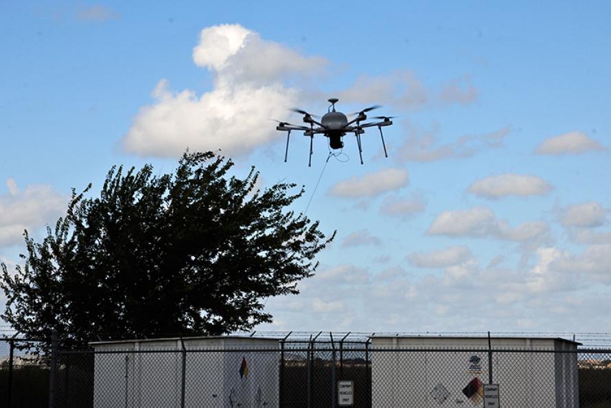 Houston Spaceport Partner Demonstrates Drone Technology