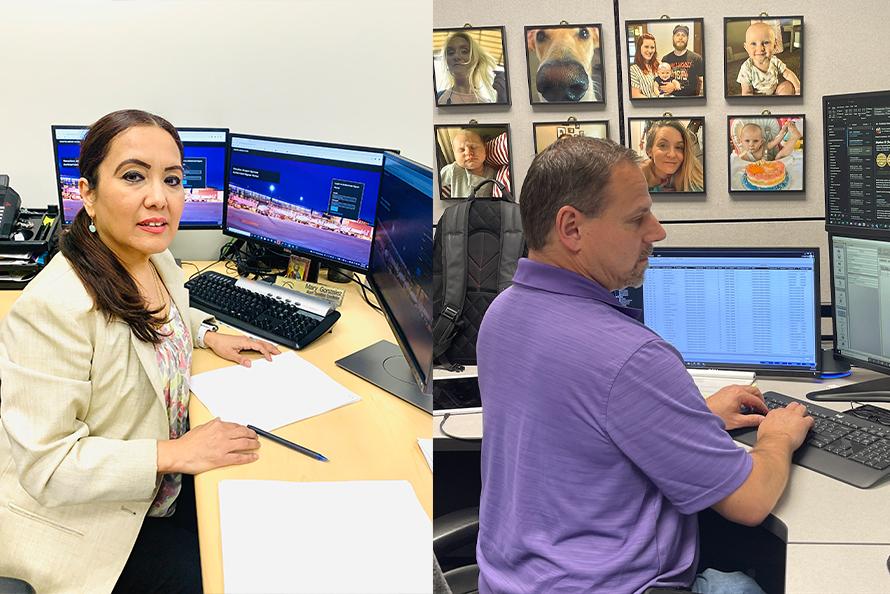 Mary Gonzalez (left) and Joseph Heidel were instrumental in the project's success!