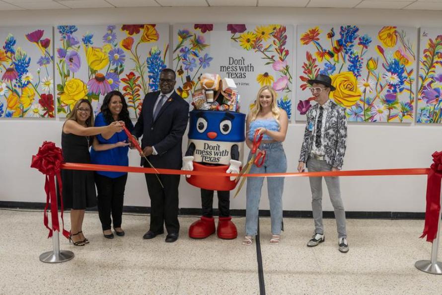 Ribbon cutting Terminal A