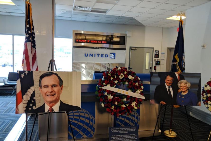 IAH Pays Tribute to George H.W. Bush