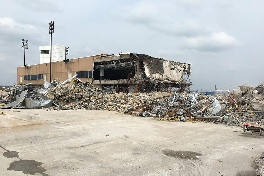 Terminal C North demolition